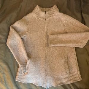 100% Lambswool Zip-Up